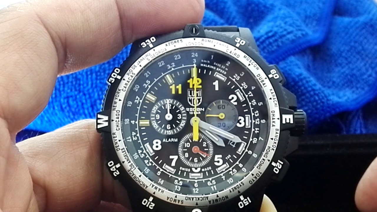 วิธีใช้และตั้งปลุกluminox 8841km , 8842mi
