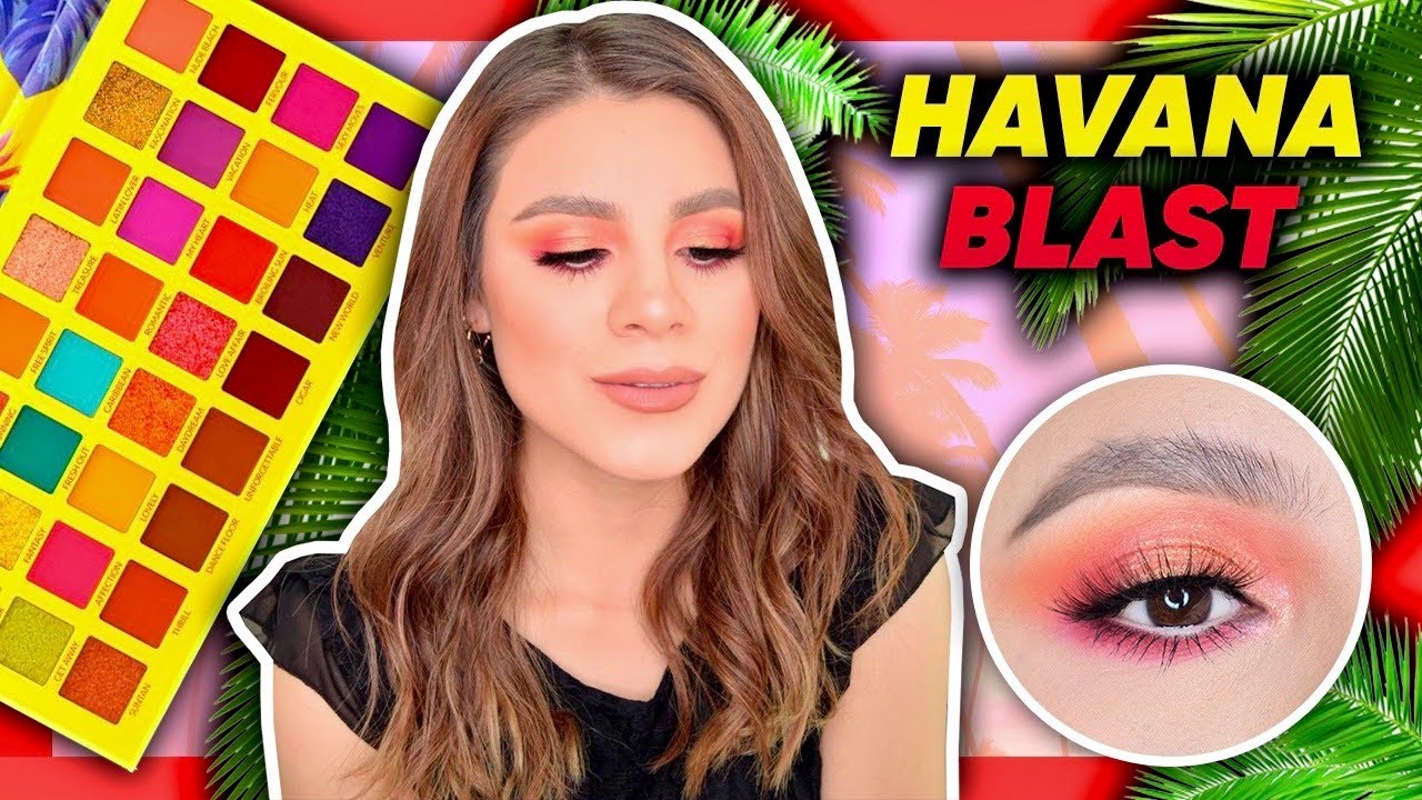 MAQUILLAJE NARANJA usando HAVANA BLAST de Amorus