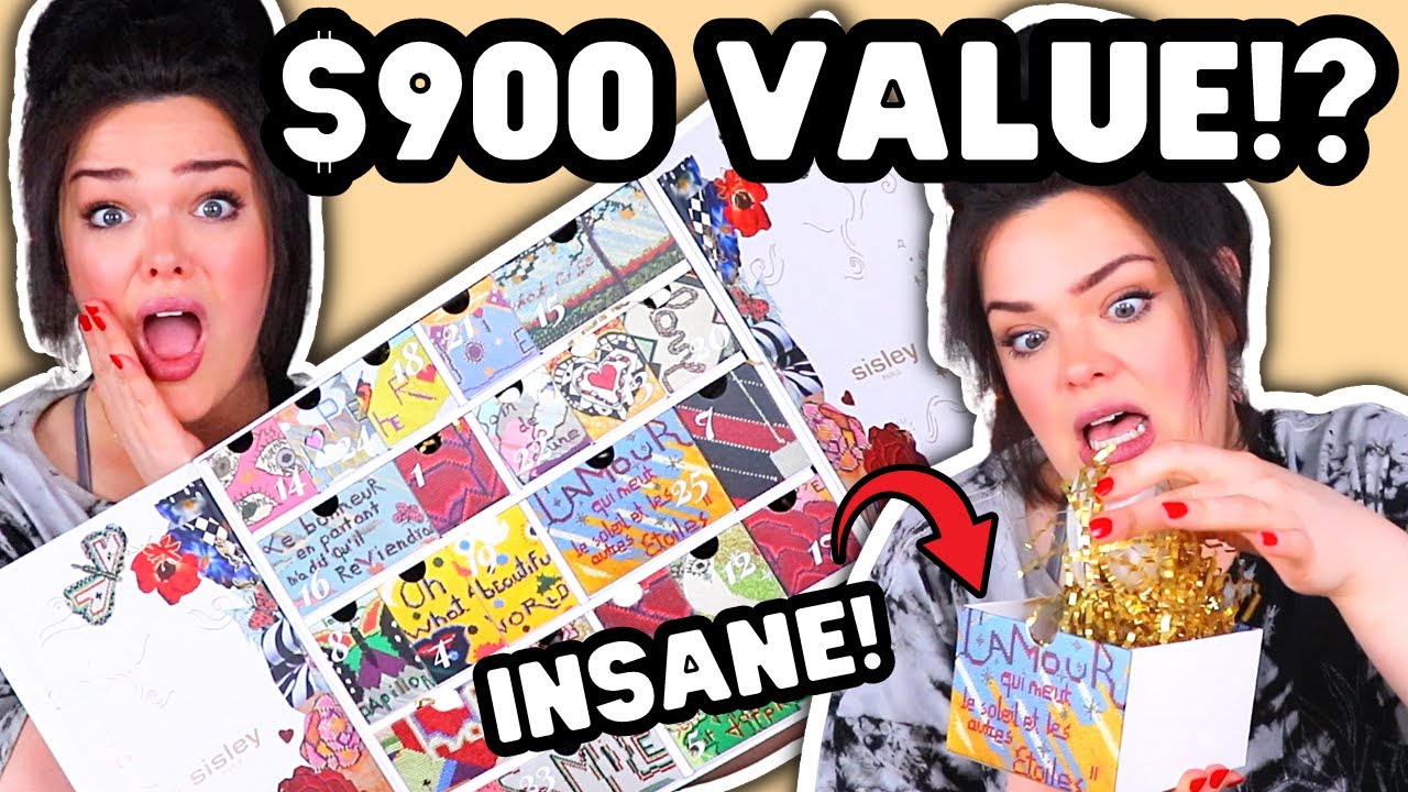 INSANE $900 LUXURY FRENCH ADVENT | Sisley Paris Advent Unboxing