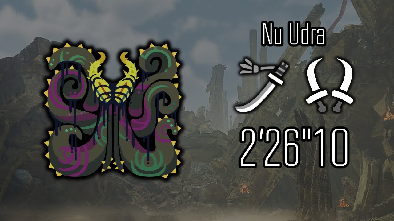 【MHWilds】八種の黒詛 太刀×双剣ペア 2'26