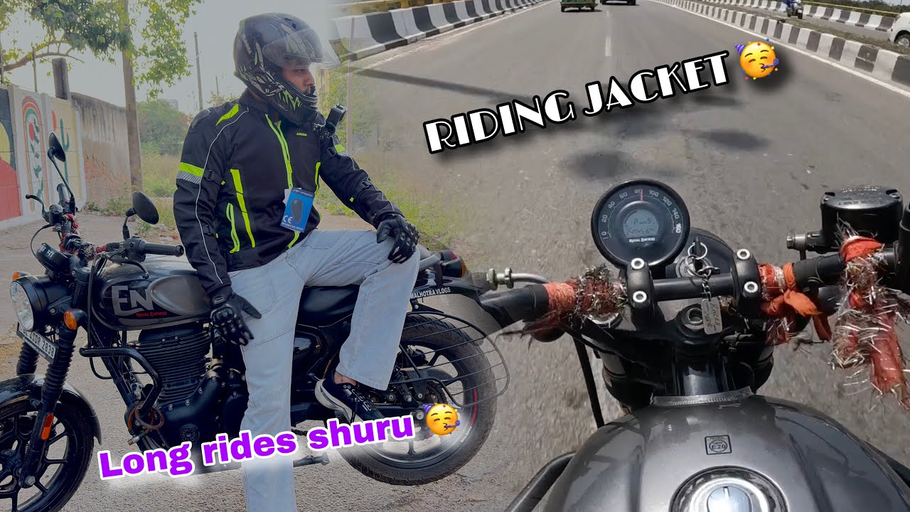 Purchase Riding Jacket🥳 for Long Ride On Our Hunter 350  | Riding GEARS | Samir Malhotra