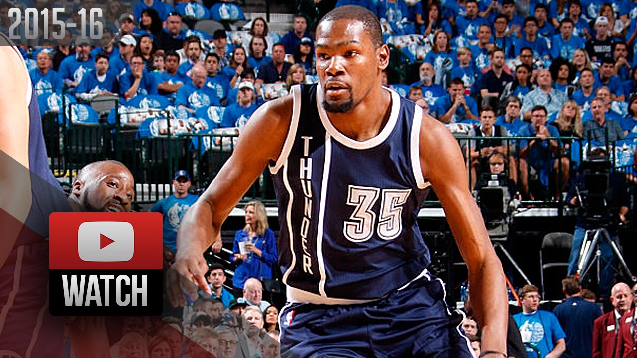Kevin Durant Full Highlights at Mavericks 2016 Playoffs R1G3 - 34 Pts, 7 Reb