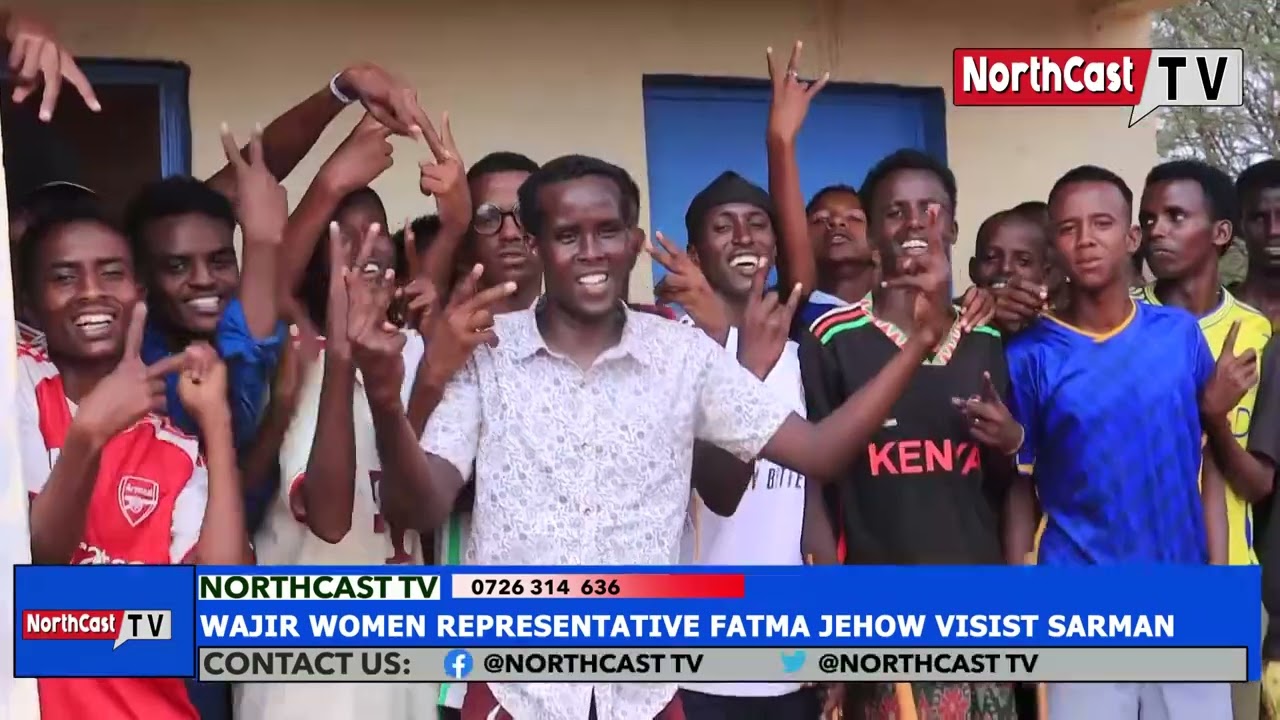 See how Sarman residents give Women Rep Fatuma Jehow a warm welcome during drought food distribution