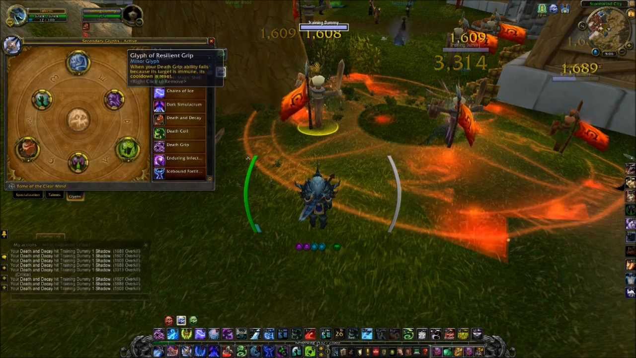 Frost Death Knight - Talents, Glyphs, Gems [MoP]