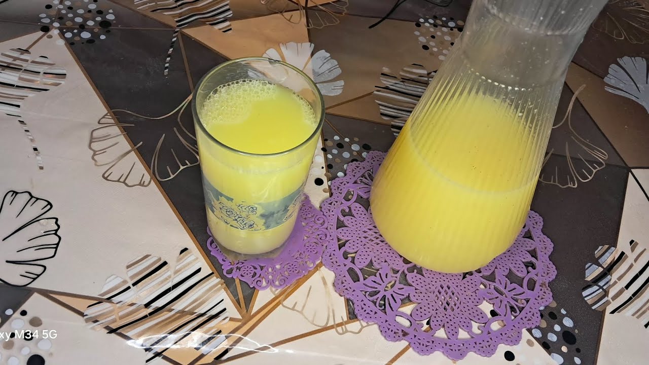 💥عصير البرتقال والليمون منعش🍊🍊🍊🍋