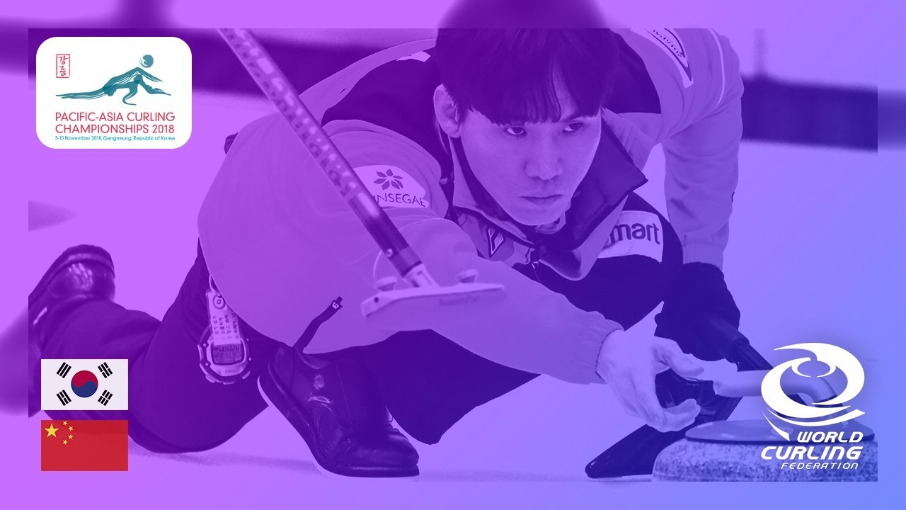 Korea v China - Men - Round Robin - Pacific-Asia Curling Championships 2018