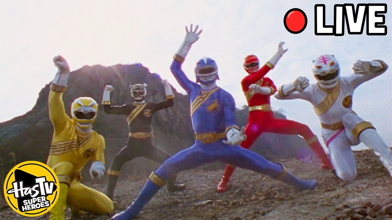 🔴 LIVE Best of POWER RANGERS! ⚡️ Wild Force Full Episodes 🟡 HasTV Superheroes