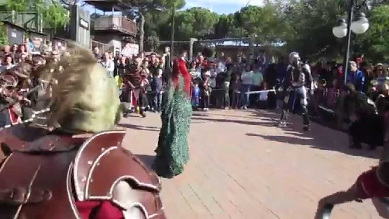 Batalla de orcos en el Parque de Atracciones de Madrid