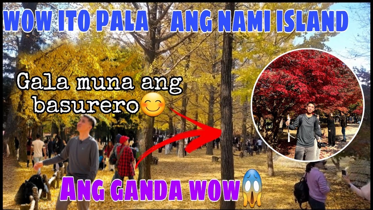 NAMI ISLAND SOUTH KOREA. Napa WOW ako sa aking nakita Sobrang Ganda pala ng NAMI ISLAND😮 Gala muna!