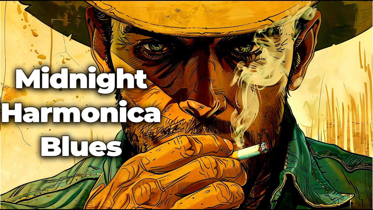 Midnight Harmonica Blues | Медленный инструментал для одинокой ночи