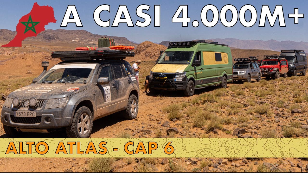 Atravesamos el Atlas Marruecos ! Camper 4x4