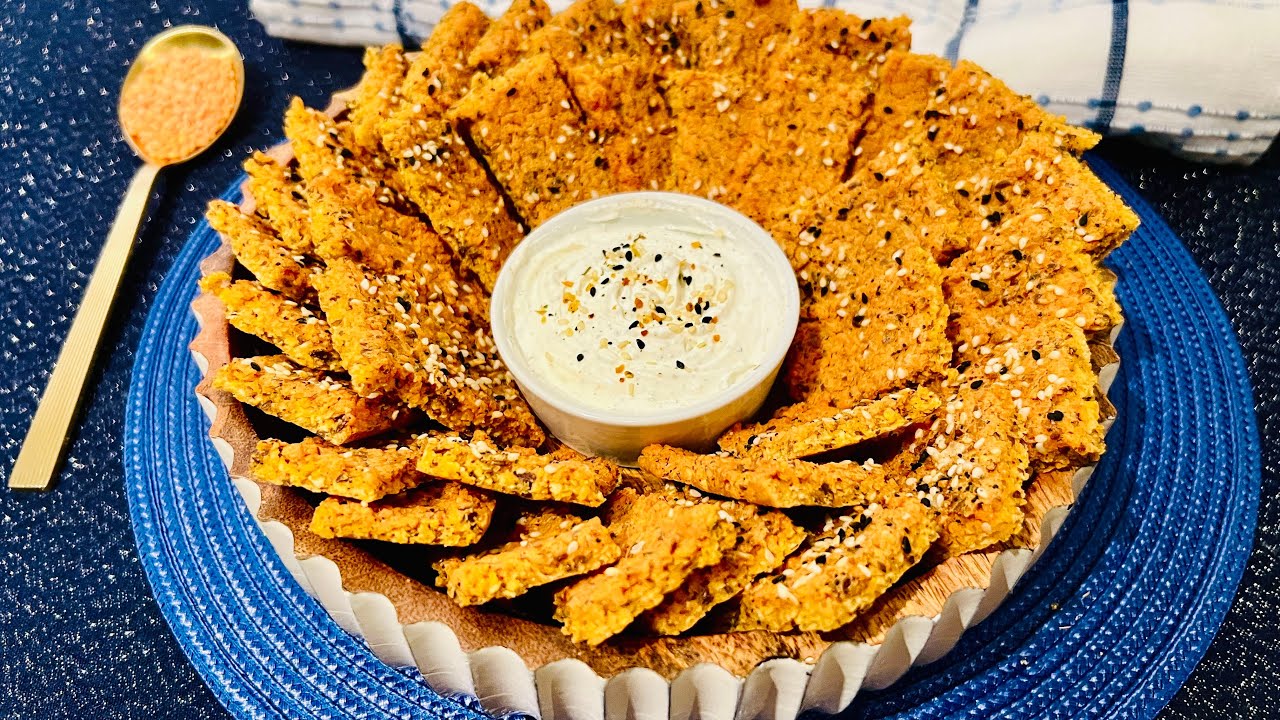 Crunchy Lentil Snack: A Healthier Alternative to Potato Chips!