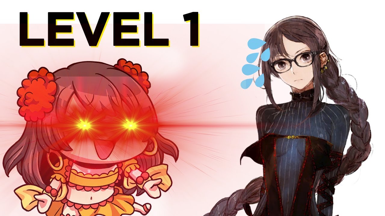 【FGO】Mata Hari lvl 1 Solo   vs Yu Mei-Ren