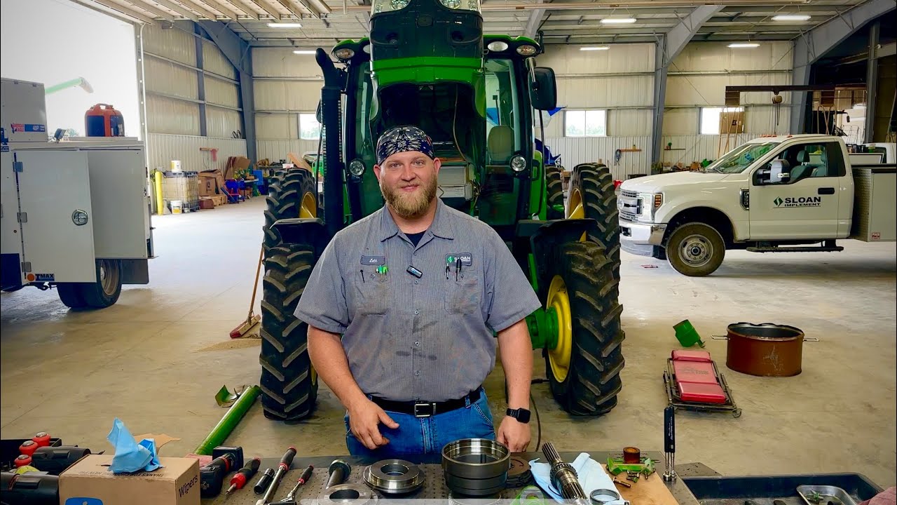 John Deere 6125R IVT low lube pressure codes Part 2.