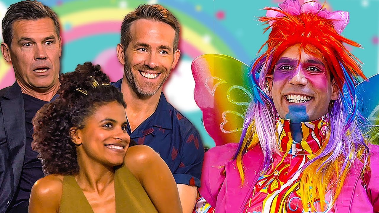 DEADPOOL 2 Cast vs. Unicorn Man | Ryan Reynolds, Josh Brolin, Zazie Beetz