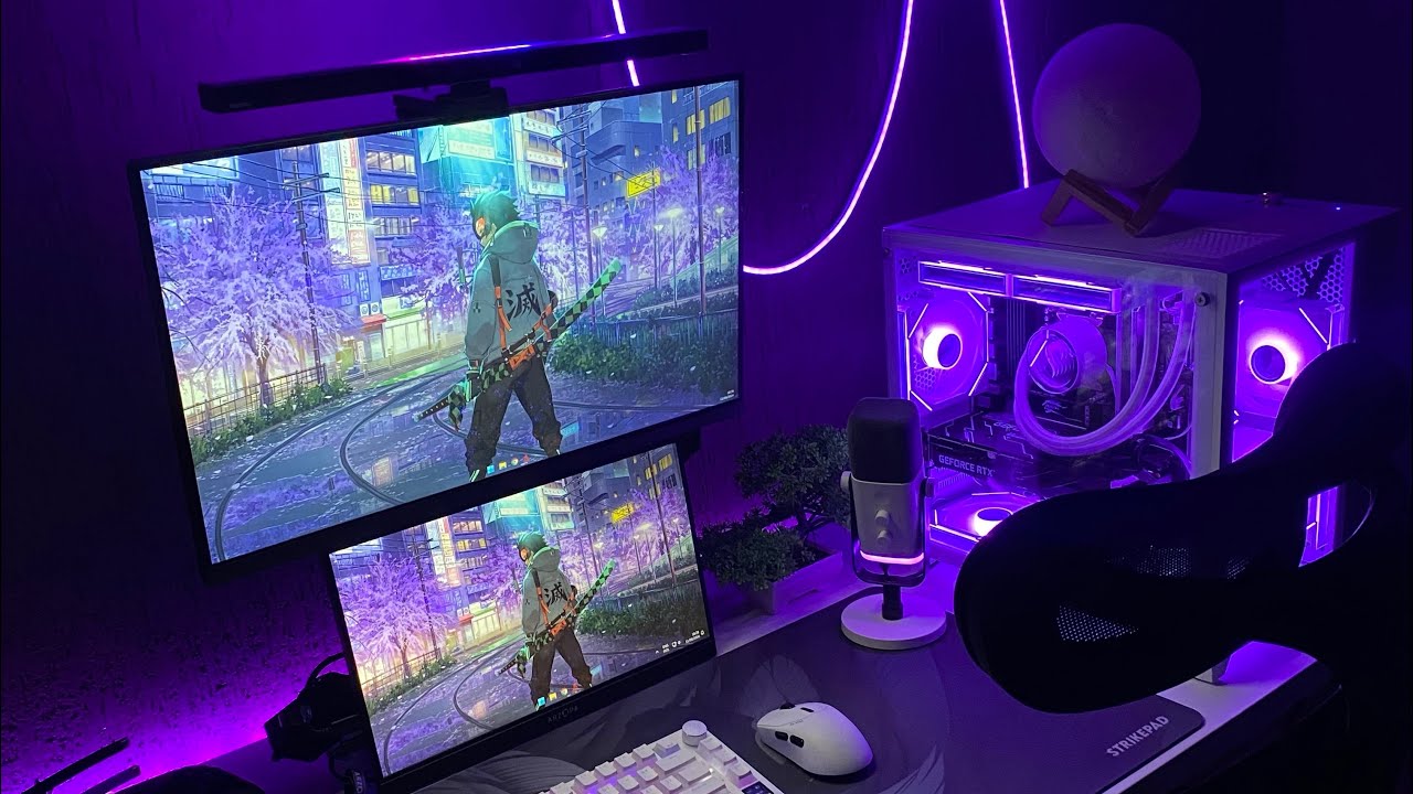 Meu Primeiro PC/SETUP GAMER 💜 (ATUALIZADO + FIFINE AMPLIGAME AM8)