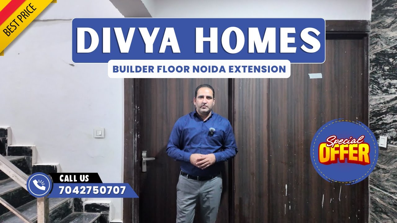 🔥 सिर्फ 25 लाख में 1 BHK Builder Floor | Noida Extension✅ | Special Deal | Divya Homes