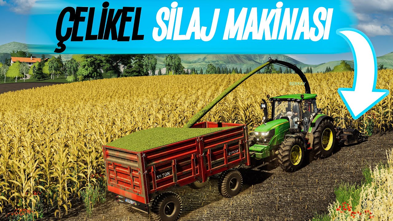 YENİ JOHNDEERE VE ÇELİKEL SİLAJ MAKİNASI😲|FS19 BÖLÜM5|ROLEPLAY|Upper Bavaria Map