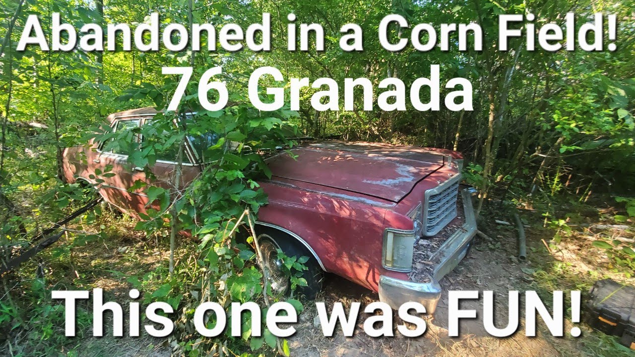 Will it run? Abandoned 76 Granada in the middle of nowhere!
