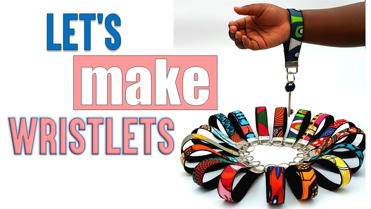 Watch how I make Wristlets Key Fob Key ring FAST!!