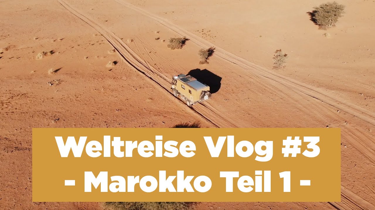 Weltreise Vlog #3 | Marokko | Chefchaouen und Azrou | Rumpeltours