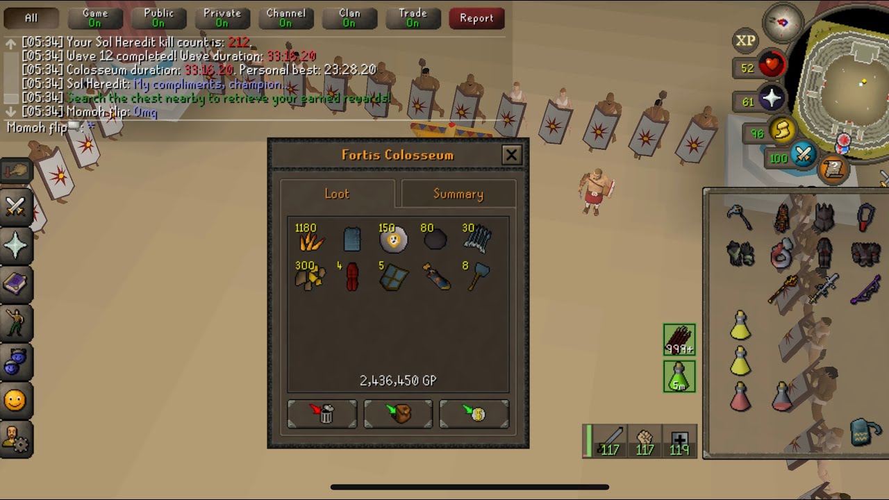 Is the Fortis Colosseum easier than the Inferno? (Mobile full run example)