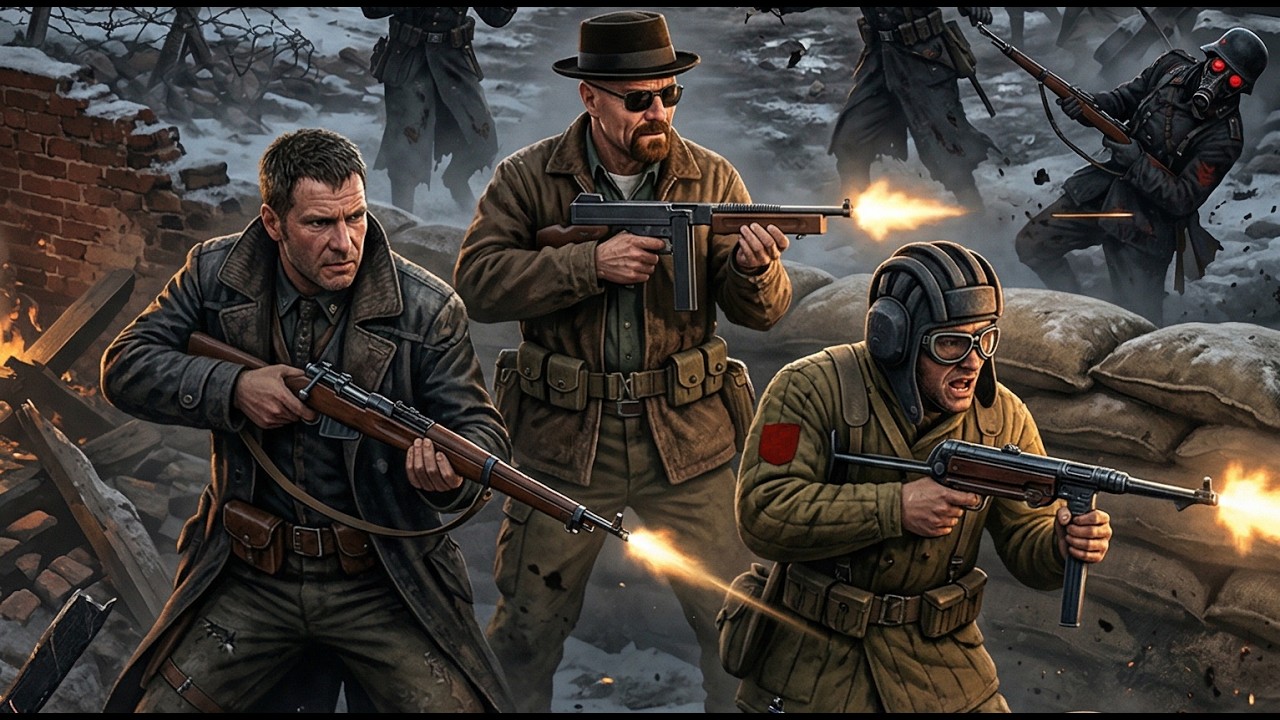 Я победил стримснайперов в Enlisted вместе с Walter_White_1 и Elite_fighter_69