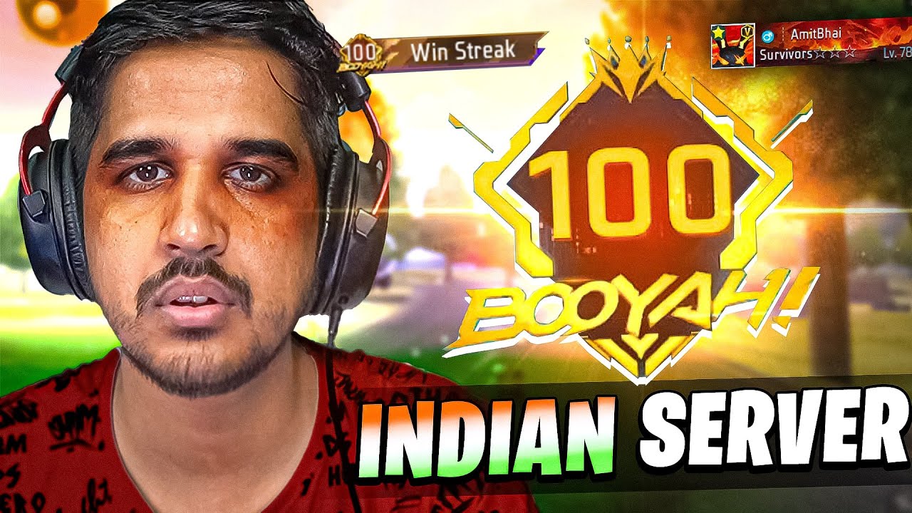 FIRST 100 STREAK IN INDIAN SERVER 🔥