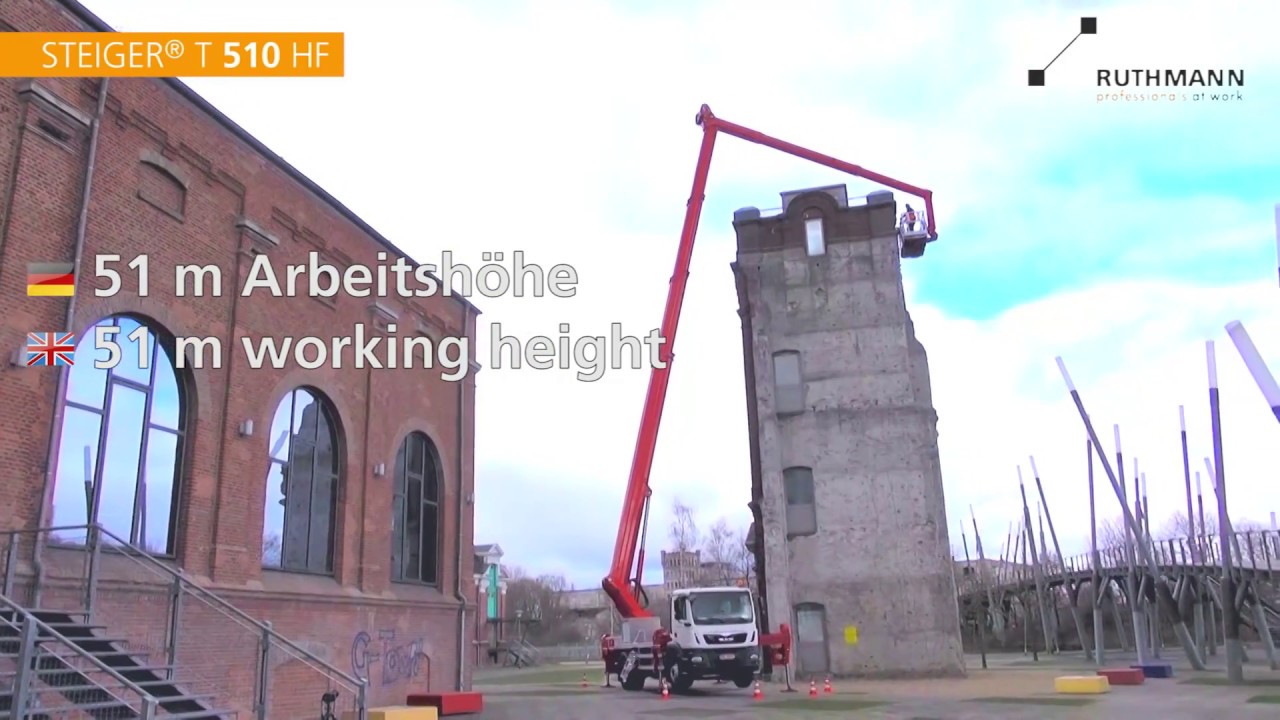 Plataforma sobre camión RUTHMANN STEIGER® T 510 HF :: AMCO Machinery & Consulting