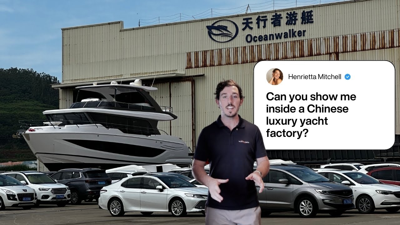 HOW CHINA BUILDS LUXURY YACHTS - INSIDE THE OCEANWALKER FACTORY