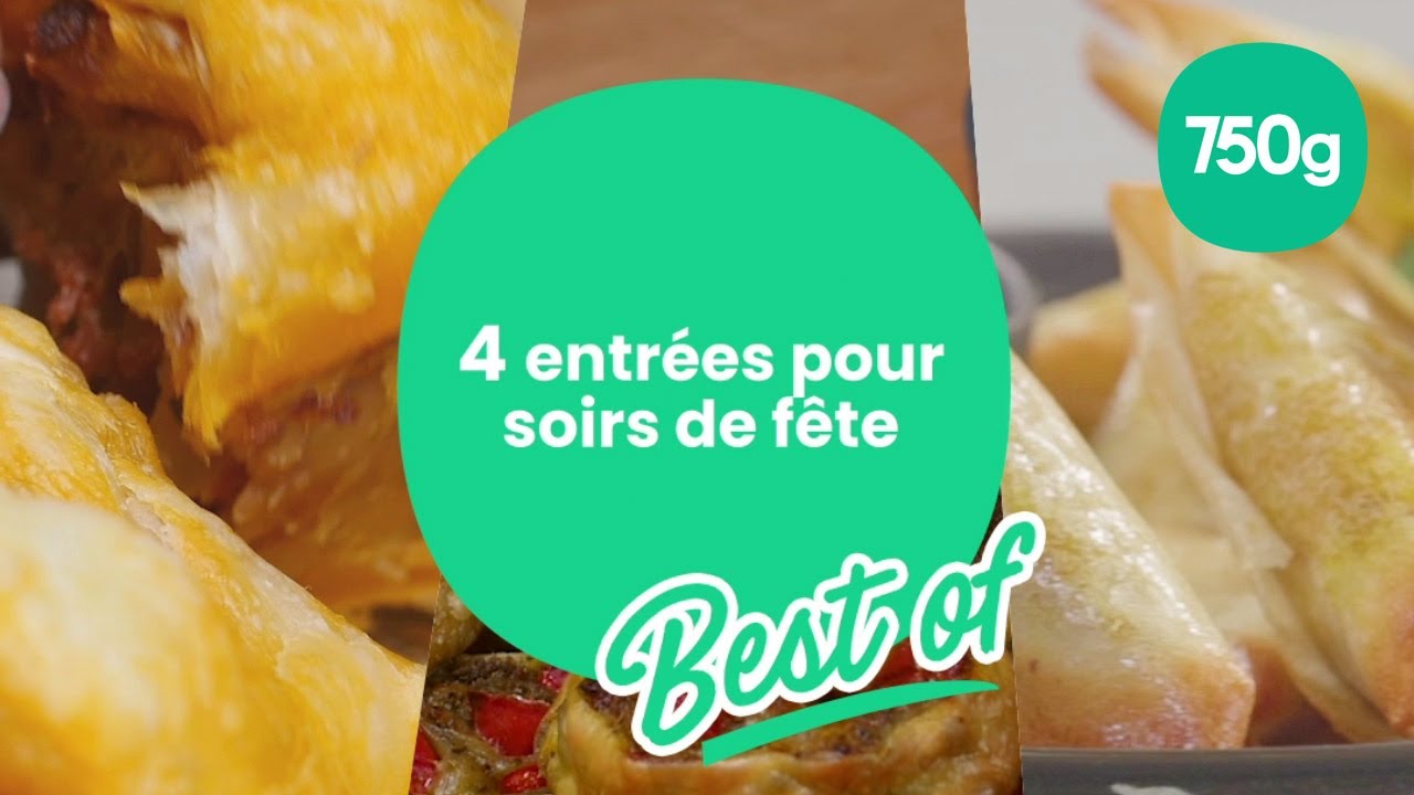 4 entr&eacute;es pour soirs de f&ecirc;te (Best of) - 750g