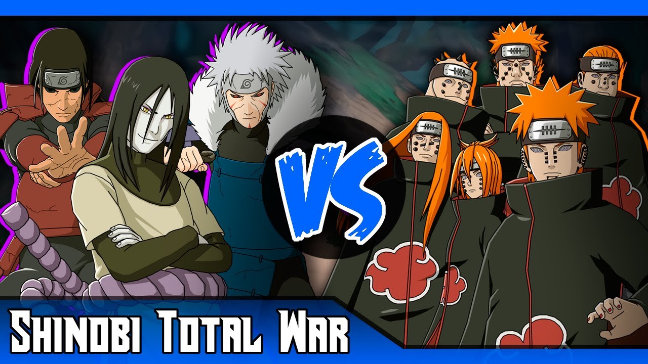 Pain VS Orochimaru (Edo Tensei Limitado) | ¿Quién ganaría? | SHINOBI TOTAL WAR