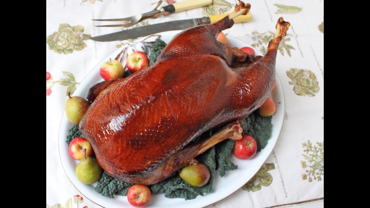 Roast Smoked Goose - A Christmas Goose Special