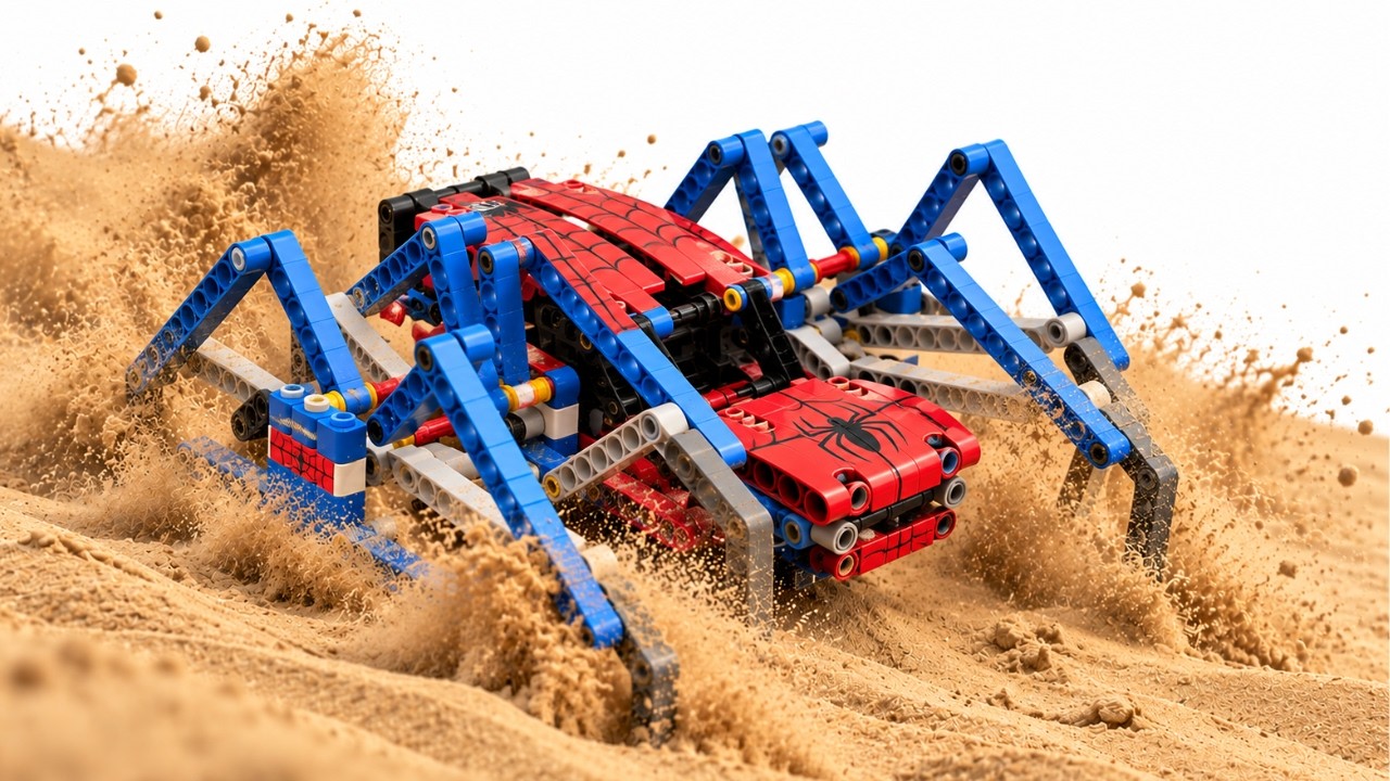 LEGO Technic Spider-Walker vs Impossible Terrain | FM Lego Technic