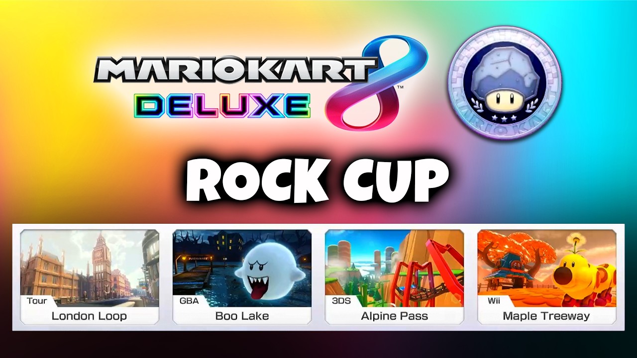 🔴 LIVE! 063 PLAYING MARIO KART 8 DELUXE - ROCK CUP BOOSTER COURSE PASS  (NINTENDO SWITCH)
