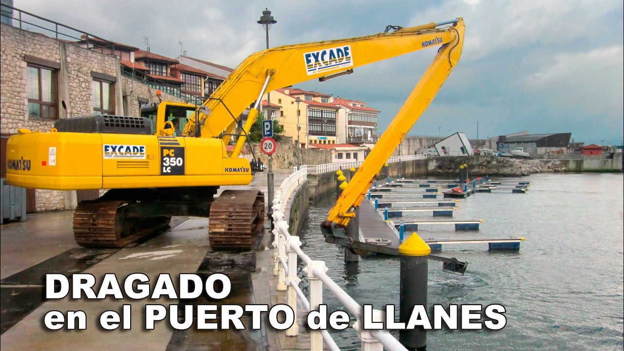 Dragado por medios terrestres y marítimos del puerto de Llanes