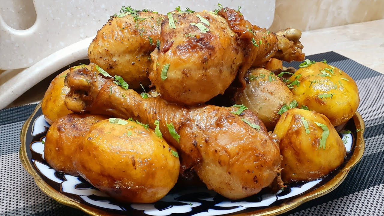 Мясо с Картошкой! Вкуснейший КАЗАН КЕБАБ из КУРИЦЫ💯 Узбечка готовит/ Товукли димлама