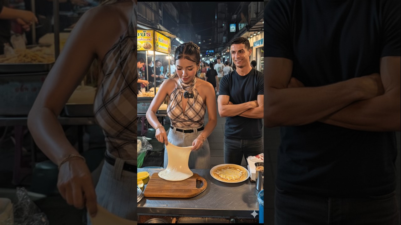The Most Popular Roti Lady in Bangkok Puy & Cristiano Ronaldo