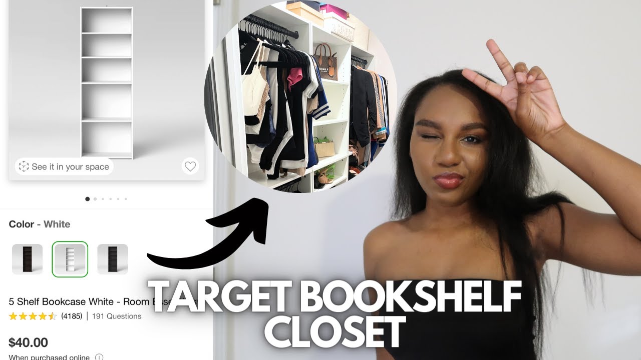 I Tried the Viral Target Bookshelf Closet.