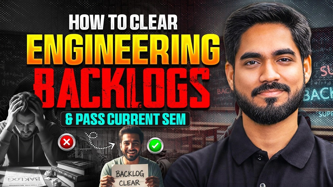 How To Clear Engineering Backlogs & Pass Current Semester | Backlog Clear Guide