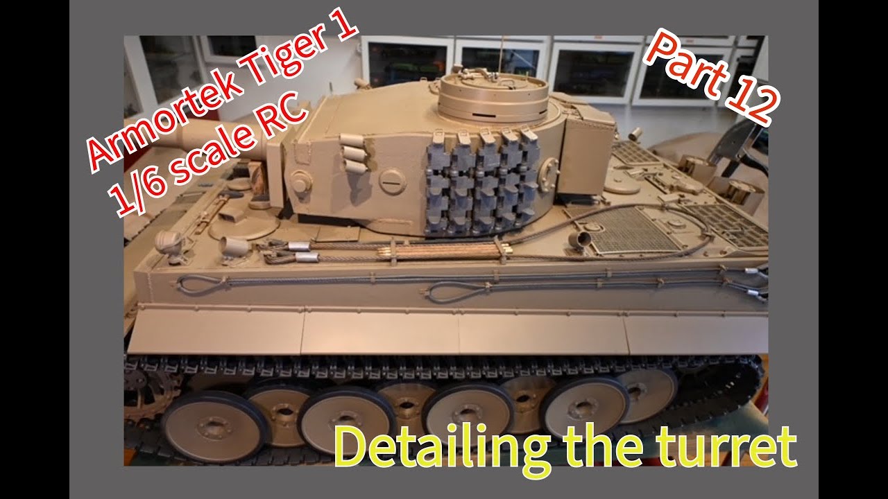 Armortek Tiger 1 в масштабе 1/6, с детализацией башни