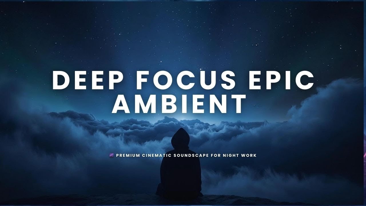 Deep Focus Epic Ambient 🌌 Premium Cinematic Soundscape for Night Work