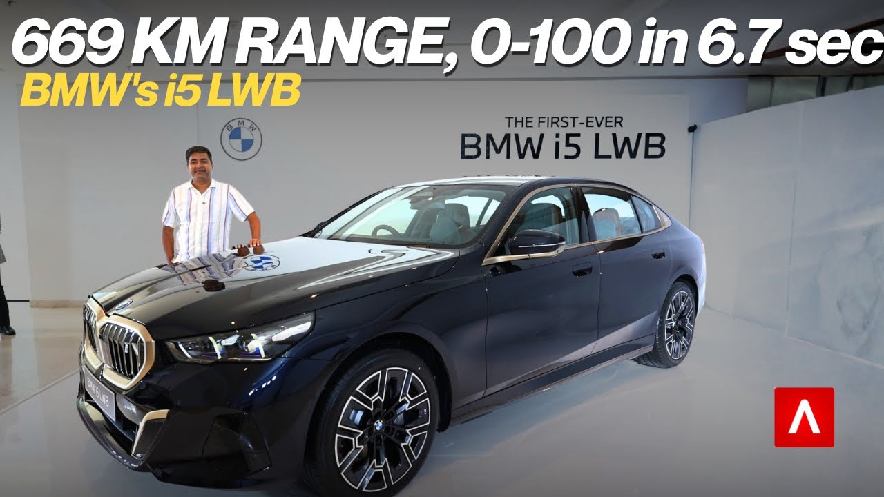 Старт приема заказов на длиннобазный BMW i5 в Индии: запас хода, характеристики и роскошь на задн...