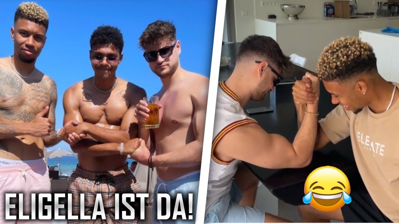 DER ERSTE TAG MIT ELIGELLA AUF IBIZA🌴✈️ - ARMDRÜCKEN und SID mit ADHS😂💥| 999 SID
