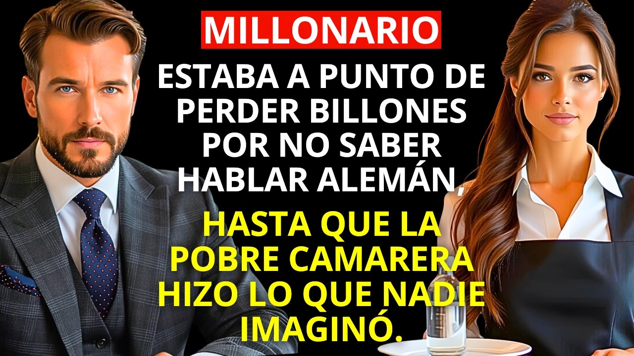 Estaba a punto de perder BILLONES por no saber hablar ALEMÁN, hasta que la POBRE CAMARERA apareció