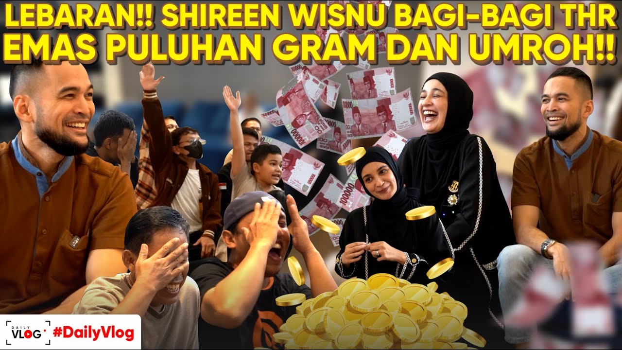 THR EMAS PULUHAN GRAM DAN UMROH!! SEKELUARGA MAKAN DI RESTO ASLI P4LEST1N4!!