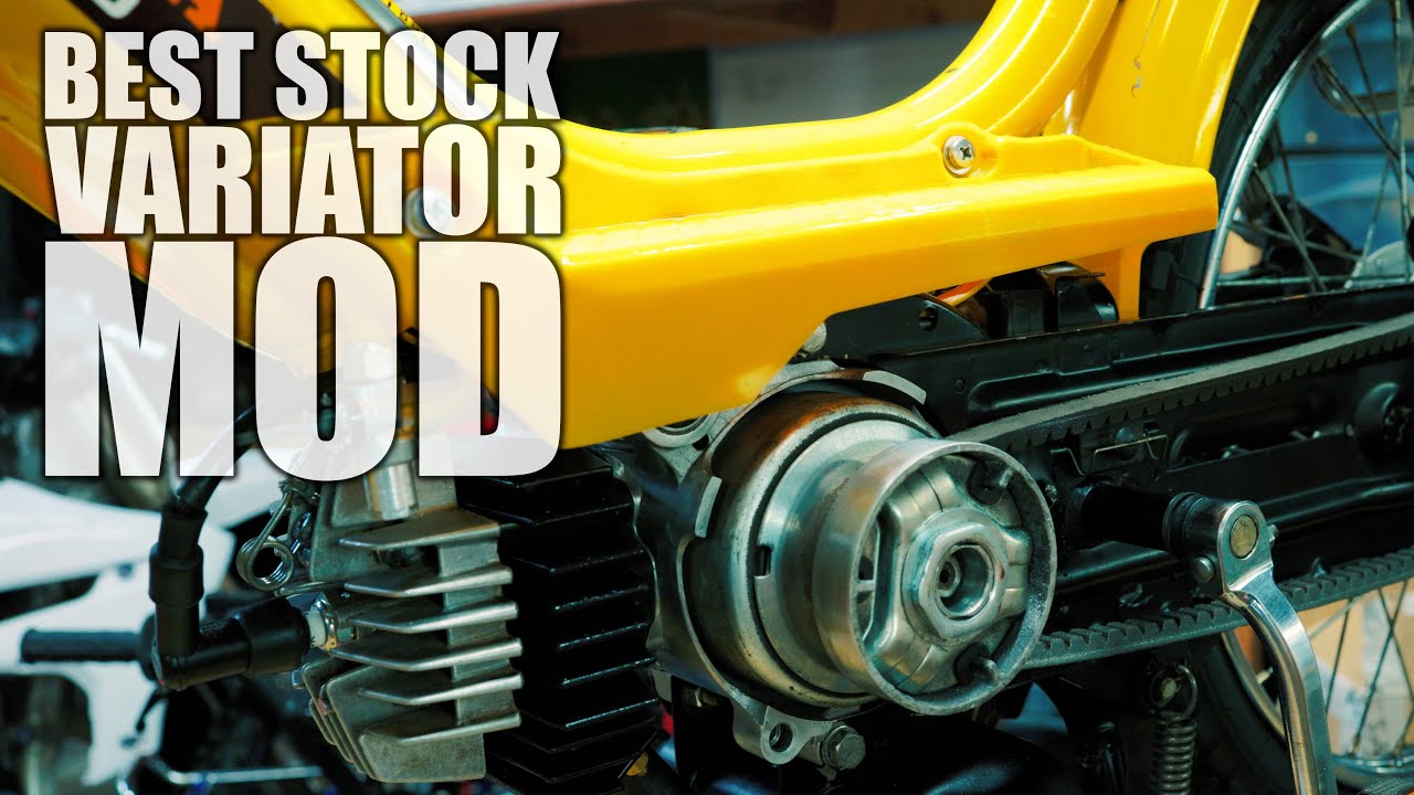 How Variator Rollers Change Moped Performance – Easy CVT Upgrade! Honda Hobbit and Camino Moped