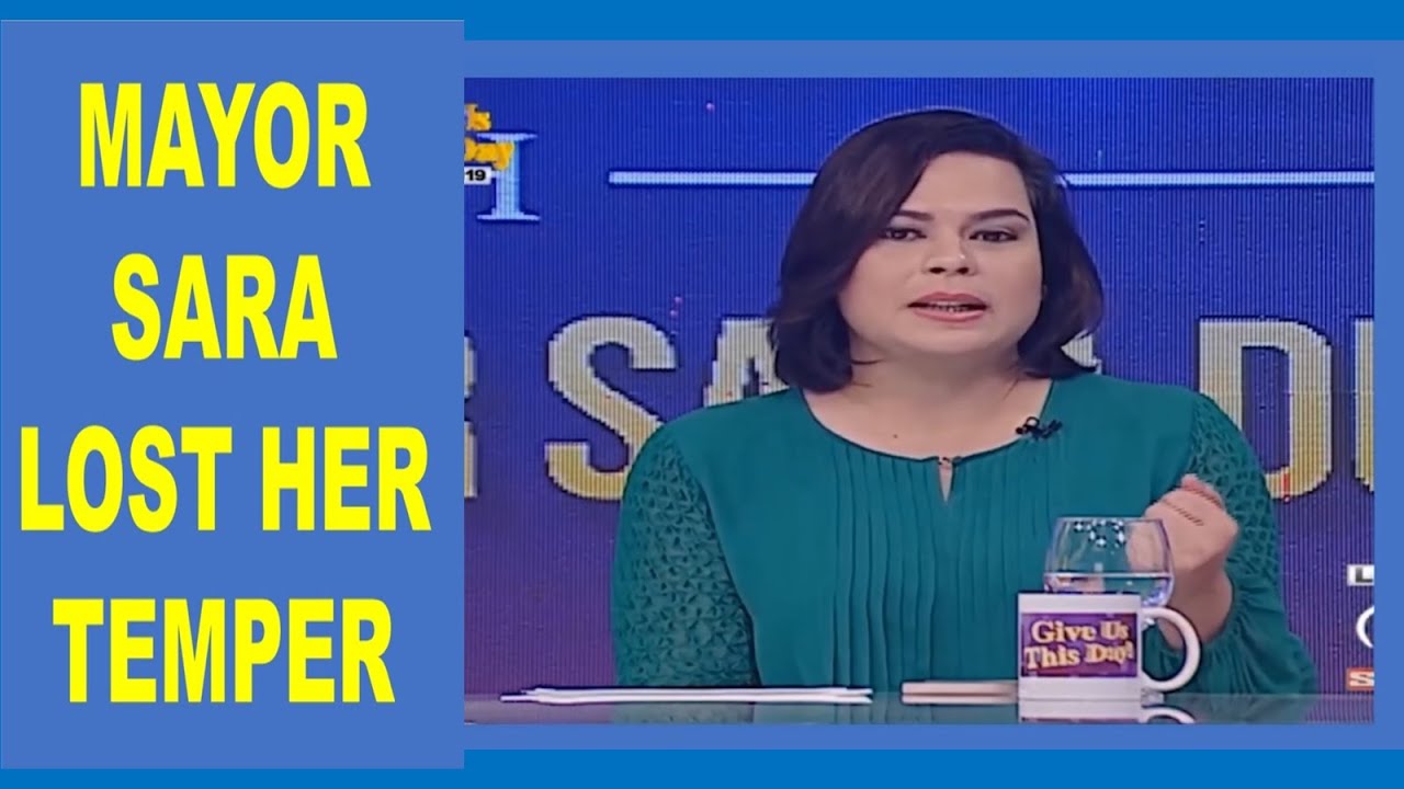MAYOR SARA DUTERTE PUNCHING INCIDENT VERY  EMBARRASSING - AYON SA KANYA