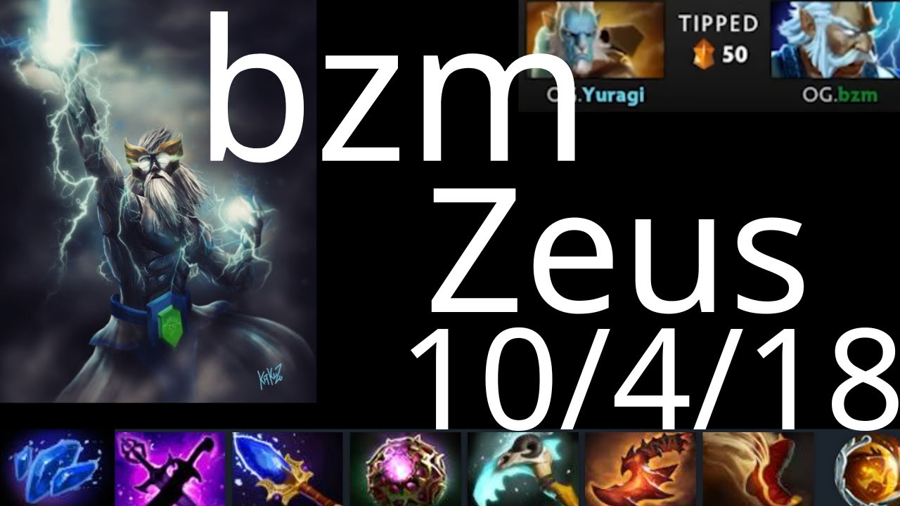 bzm Zeus vs TB, Enigma, Bane, Tiny, MK - OG vs Entity g1 DPC WEU - dota2