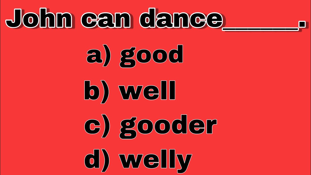 [1-25] ENGLISH QUESTIONS MIXED GRAMMAR QUIZ | Adjectives and Adverbs PRACTICE